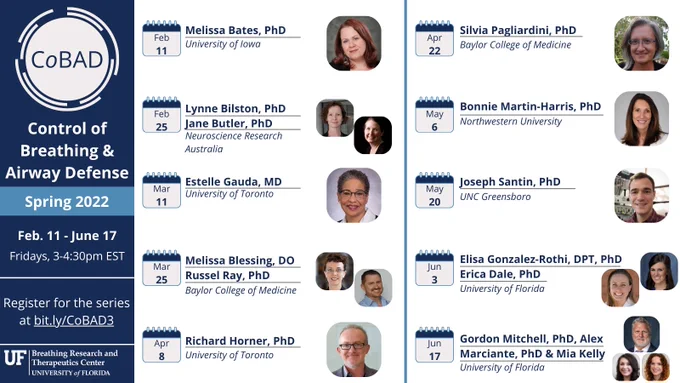 CoBAD Seminar Series 2022 Schedule