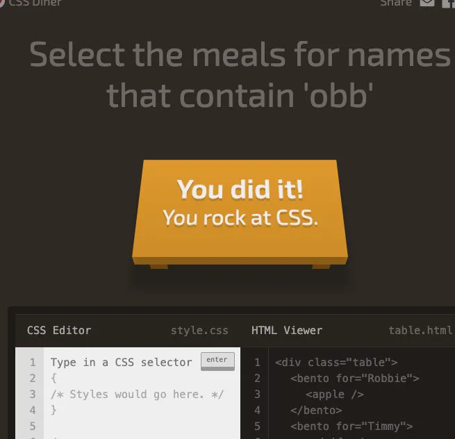 You did it! You rock at CSS.