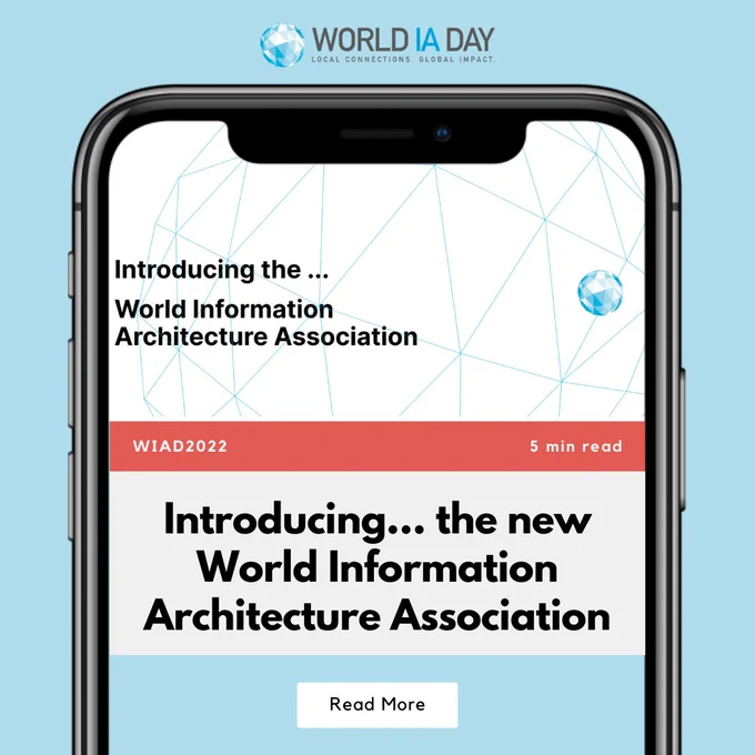 Introducing the World Information Architecture Association. Read more from our Medium post.