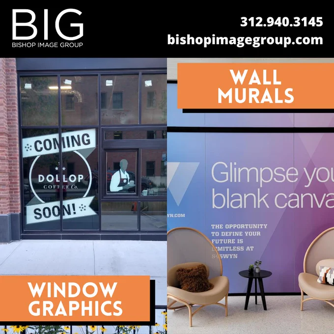 Wall Mural and Window Signage