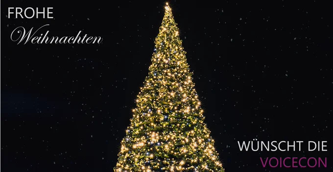 Die voicecon wünscht allen Frohe Weihnachten