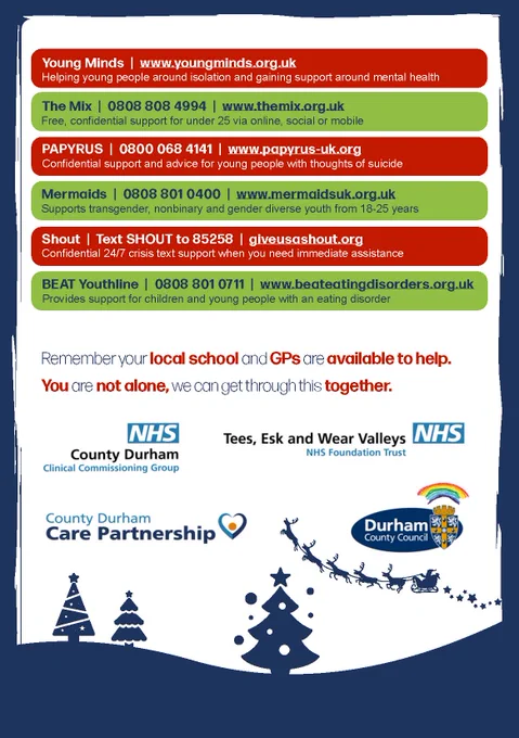 List of local and national mental health helplines and group support