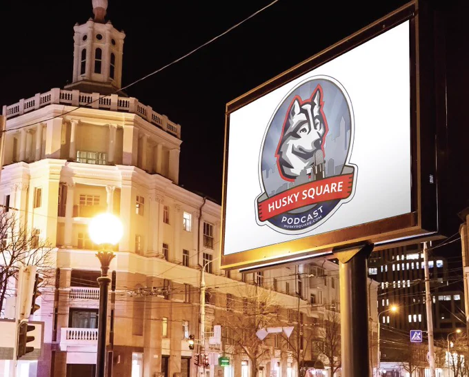 Husky Square Advertisement in Connecticut, USA