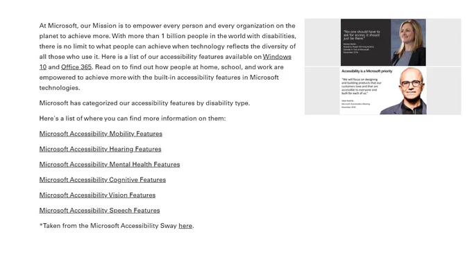 Accessibility Sway