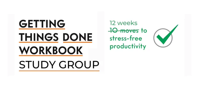 David Allen and Dr. Brandon Hall published, The Getting Things Done Workbook: 10 Moves to Stress-Free Productivity, to help new and veteran GTD practitioners in their own work and life management systems. This is a working study group designed to cover the material in each of the 10 steps (and hopefully keep you accountable to accomplishing those 10 moves) from week to week throughout the study group's term (which is 12 weeks, January 3 - March 21). Let's get started (or renew our productive practices) with GTD together!