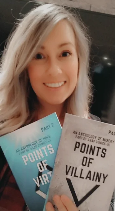 A picture of me with my book!