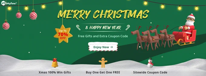 70% Off - iMyFone Software Christmas New Year Sale