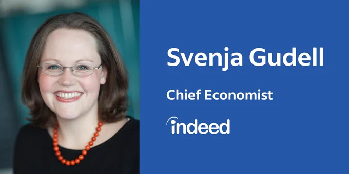 Photo of Svenja Gudell, Chief Economist at indeed.