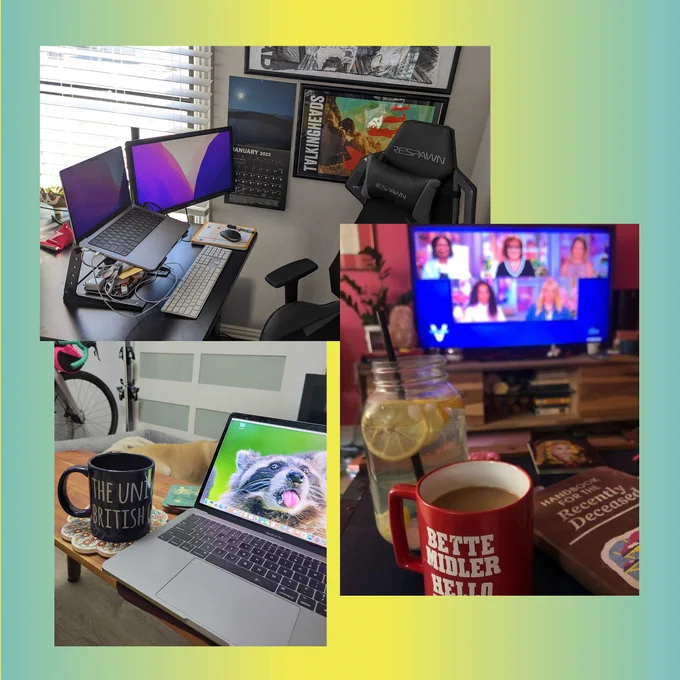 Images of tidy workspaces