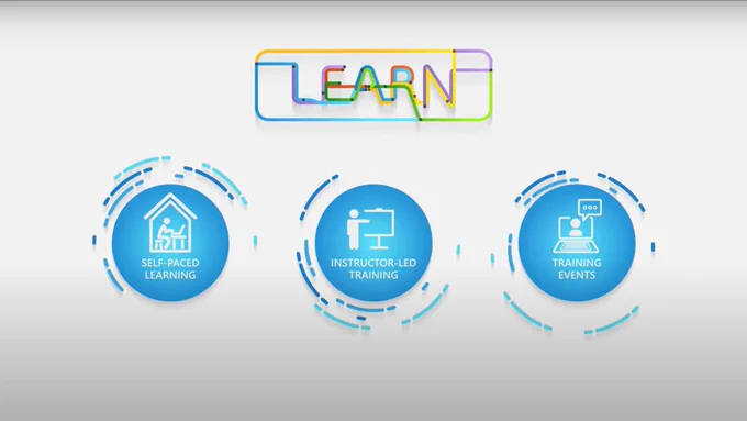 Screenshot from the Microsoft Learn video.