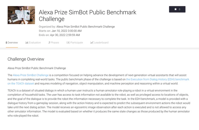 Alexa Prize SimBot Public Benchmark Challenge