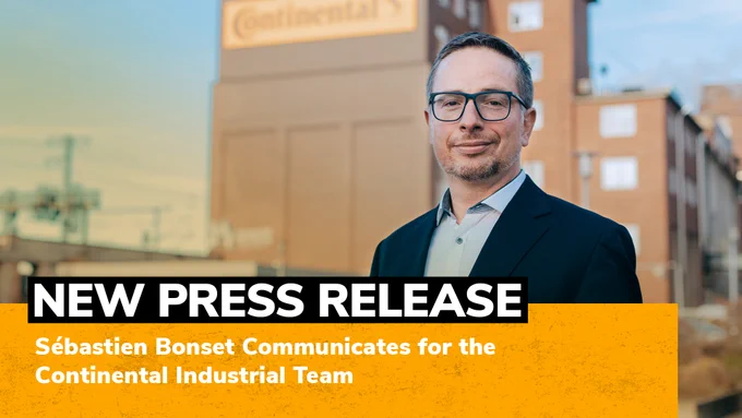 New Press Release: Sébastien Bonset Communicates for the Continental Industrial Team