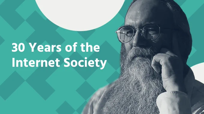 30 years of the Internet Society: Jon Postel photograph
