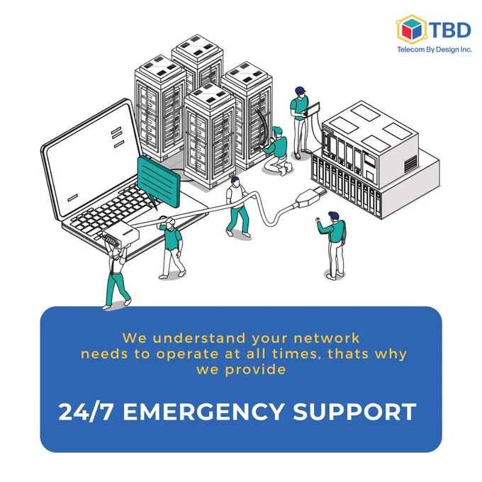 24/7 support with telecom by design