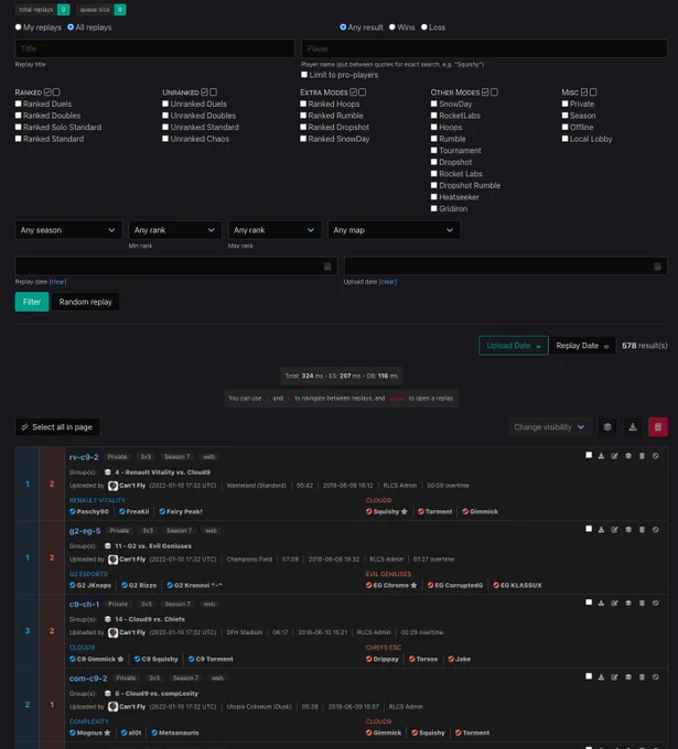 ballchasing.com dark mode