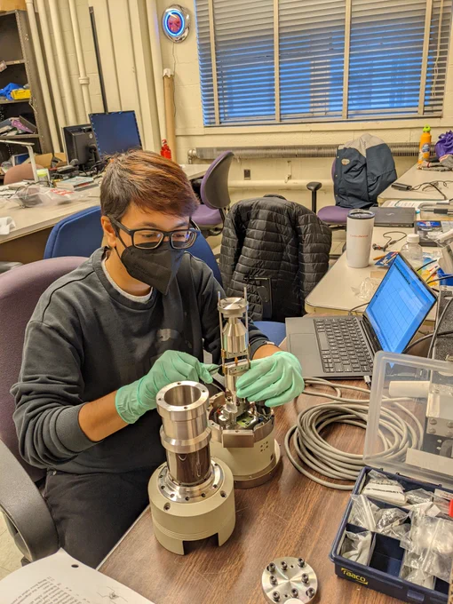 Palak Bharat Patel in the lab