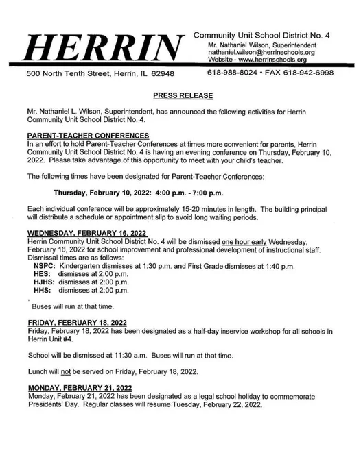 Press Release 01.24.2022