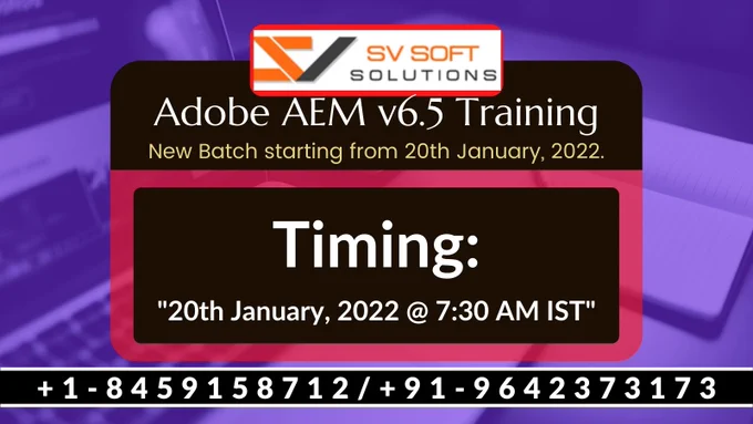 Learn Adobe AEM Course with SV Soft Solutions