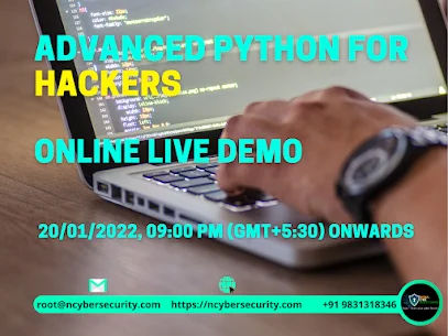 advanced python for Hackers online class. Join free demo class