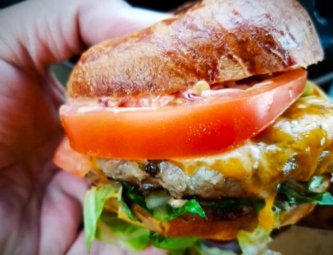 Cheeseburger from Glass Monkey