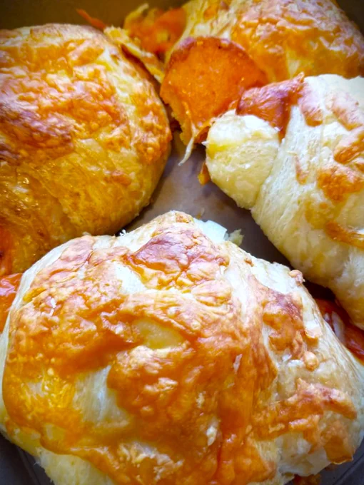 Cheese croissants from Sunterra Market