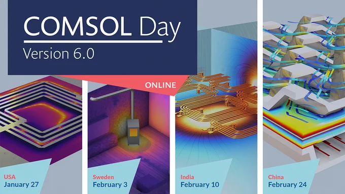 COMSOL Announces Event Series Introducing Version 6.0 of COMSOL Multiphysics Software
Read More https://audioxpress.com/news/comsol-announces-event-series-introducing-version-6-0-of-comsol-multiphysics-software
COMSOL has opened registration for COMSOL Day: Version 6.0, a series of online events held around the world to better explain all the new exciting possibilities introduced with the latest COMSOL Multiphysics simulation software update. Starting January 27, there will be four events to introduce COMSOL Multiphysics version 6.0 to the global community involved in research and product development. A unique opportunity to lear more about simulation-driven design, collaborative simulation, and reliable designs.
#simulationsoftware #acousticsimulation #productdevelopment #researchanddevelopment #computeraidedengineering