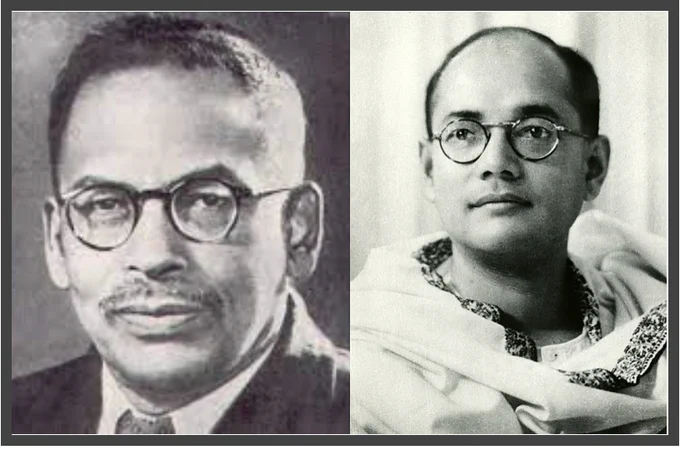 Worldclass physicist & Nobel nominee Meghnad Saha and Subhaschandra Bose
