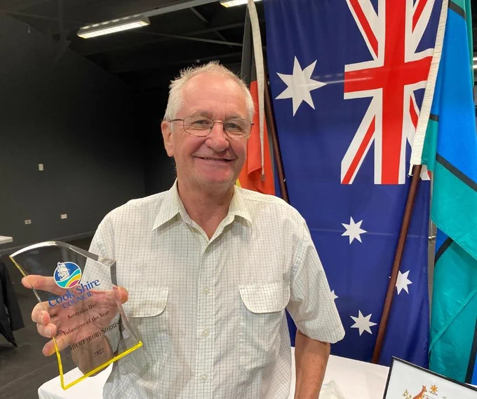 2022 Volunteer of the Year, Bob Norris of Cooktown Endeavour Lion's Club