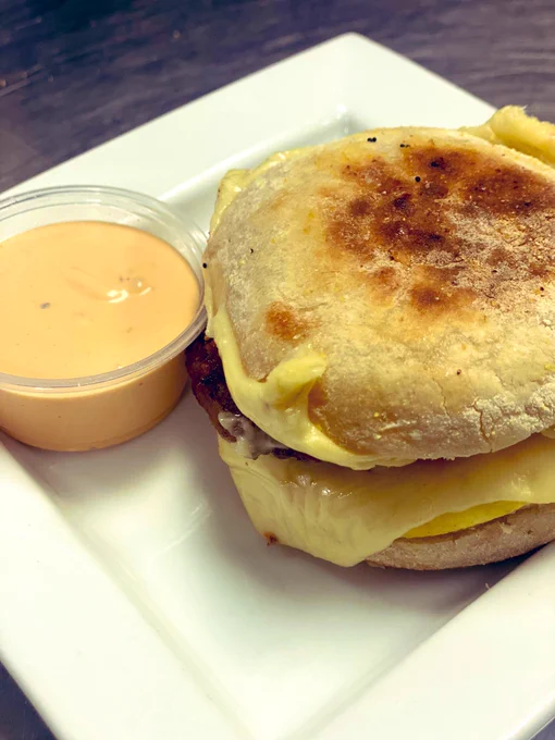 Elvis breakfast sandwich