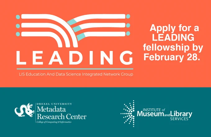 LEADING LIS Education and Data Science Integrated Network Group - Apply for a LEADING fellowship by February 28