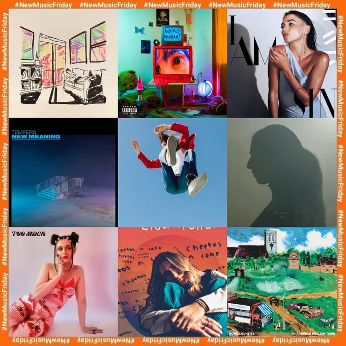 #NewMusicFriday

▪️Blue Wilson - american cement
▪️Sophia Bel - lonely after curfew
▪️FLAVIA - I am sin
▪️Tempers - nightwalking
▪️Kid Bloom - I fell in love again
▪️Ava Kay - go
▪️esmerelda - too much
▪️Lisa Heller - cheetos n coke
▪️Home Counties - village spirit