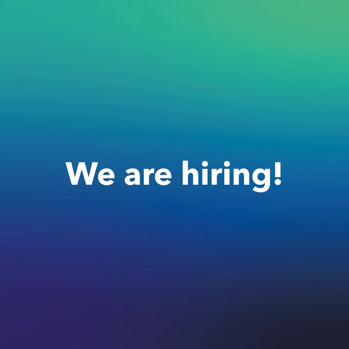 We are hiring!