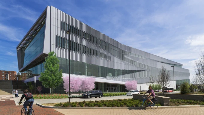 Rendering for NCSU's Hunt Library 