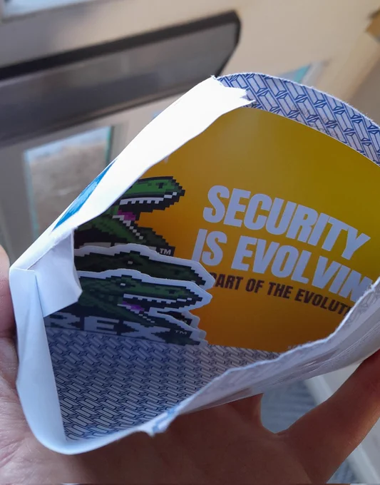 Rexscan dinosaur stickers