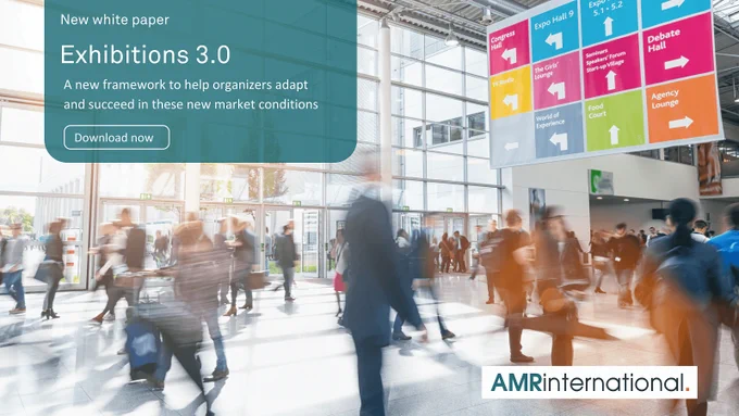 Developed by AMR International, Exhibitions 3.0 is a new framework and series of steps that enables organizers to secure longevity for their brands through improved customer relationships. Download this white paper to learn how Exhibitions 3.0 is all about customer closeness and using data, technology and insight to generate valuable connections across both physical and online channels. 