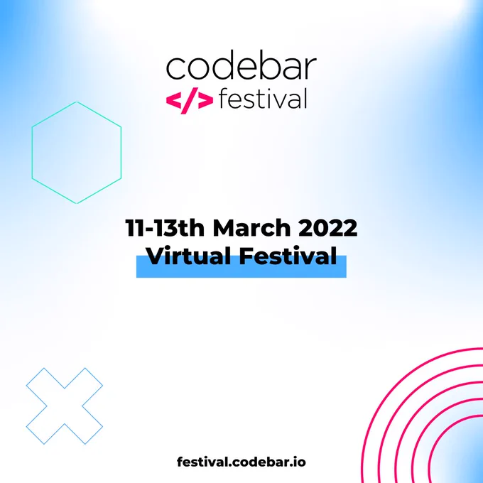 Join us on the 11th, 12th, and 13th March 2022 for 3 packed days of talks, workshops, demos, and panel discussions covering topics from the focus of the day – coding, career, or wellbeing.