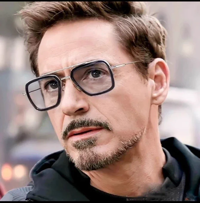 Tony Stark in his EDITH glasses