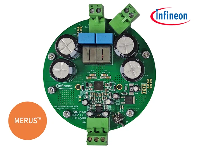 Brand-New! Reference Board for Infineon Class-D Audio Amplifier 
The REF_MA5332BTLSPS reference board is a single BTL channel, 200 W/ch (4 Ω at 40 V) class D audio power amplifier for home audio systems. It features a single BTL channel self-oscillating type PWM for the lowest component count, convenient single power supply and highest performance and robust design. Be first to download all information and start working on your development with the Infineon Class-D Audio Amplifier MERUS MA5332MS IC!
https://audioxpress.com/news/multilevel-amplification-technology-ever-heard-about-it-in-context-with-class-d-amplifier-ics
#audioelectronics #developmentplatform #productdevelopment #developmentboard #multilevelamplification Infineon Technologies