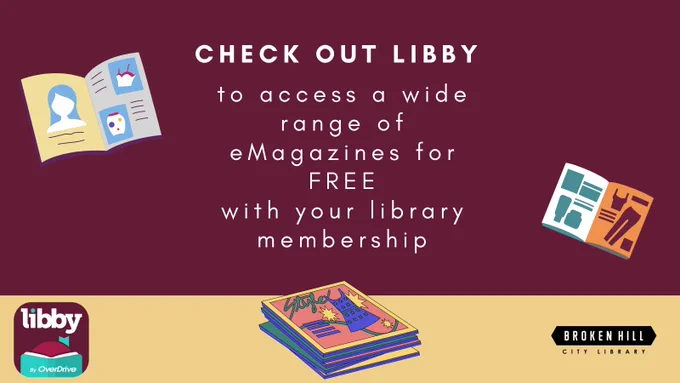 Check out Libby
to access a wide range of eMagazines for FREE
with your library membership