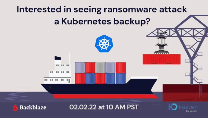 Preventing Ransomeware Downtime with Backblaze   Kubernetes