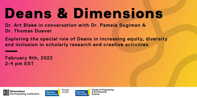Exploring the special role of Deans in increasing equity, diversity and inclusion in scholarly research and creative activities in conversation with Doctors Art Blake, Pamela Sugiman and Thomas Duever.