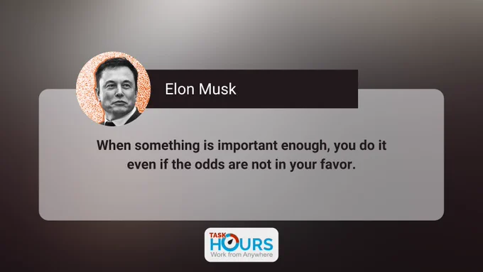 Your business is important to you, and we help you keep it running even during the #pandemic.

Switch to complete #remoteworking with @task_hours 
Call:  911141829073
Email: support@taskhours.com
https://taskhours.com/

#ElonMusk #ThursdayMotivation #Tesla #SpaceX #productivity 