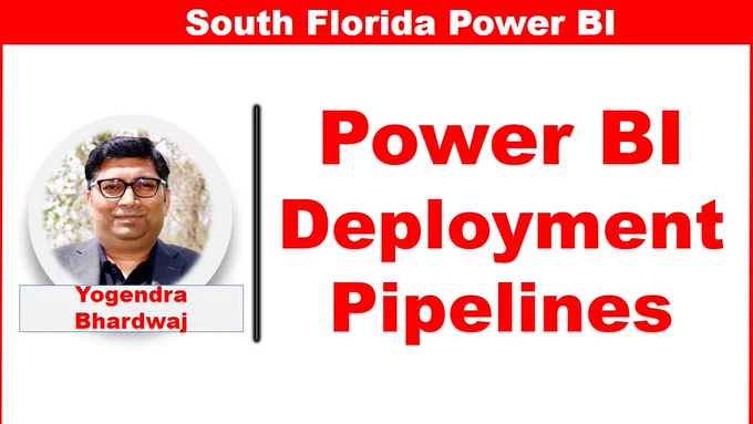 *  *  PRESENTATION  *  *  JOIN the South Florida Power BI @sfpbi  #PowerBI Deployment #Pipelines by Yogendra Bhardwaj  Date: Wednesday - February. 23, 2022 Time : 6:00 pm US EST (GMT -5)  RSVP at https://www.meetup.com/South-Florida-Power-BI/events/283596618/  #sqlfamily #data
