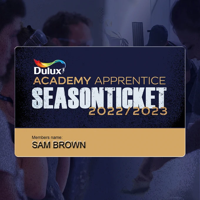 The Dulux Academy National Apprenticeship Week Season Ticket
