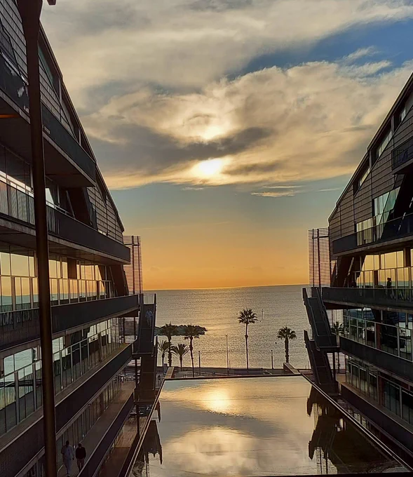Sunrise at the PRBB