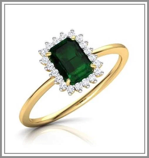 Choosing the perfect engagement jewelry for your fiancé, an emerald diamond ring would make a perfect choice. For women who have a very different and expensive taste in rings, emerald is the type of stone that is meant to be treasured for a lifetime.
https://www.9gem.uk/jewelry/rings/haze-elegance-ring-ring0015.html 
For Customization Query Contact on WhatsApp
https://wa.me/919216113377
