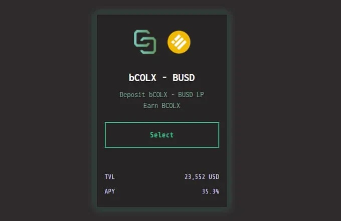 $bCOLX liquidity provider incentive program is extended for 6 months (100,000 $bCOLX/day)
