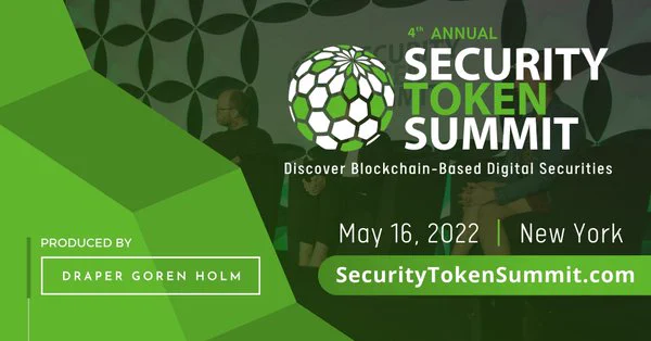 The 4th Annual Security Token Summit is taking place on May 16th in New York City.