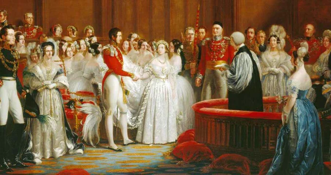 The Marriage of Victoria and Albert.