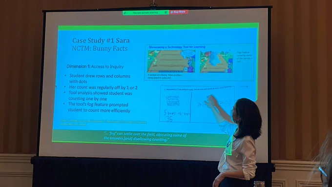 Suh unpacks a PST’s thinking of student work